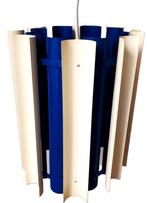 Blauw Wit Mexico Lamp | Yki Nummi | Orno, Ophalen of Verzenden, Gebruikt, Metaal, Midcentury modern - vintage design