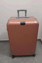 Grote roze koffer, Handtassen en Accessoires, Koffers, Ophalen, Zo goed als nieuw, Wieltjes