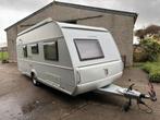 Tabbert Da Vinci 540 DM met stapelbedden., Caravans en Kamperen, Caravans, 70 kg, Tabbert, Frans bed, Treinzit