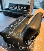 Fauteuil en cuire vert