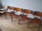 5 retro jaren 70 houten schoolstoel, alles in perfekte staat, Antiek en Kunst, Antiek | Meubels | Stoelen en Sofa's, Ophalen of Verzenden