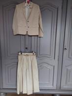 communieset broek +blazer+t-shirt meisje 128/134 nieuwstaat!, Ophalen, Meisje, Zo goed als nieuw, Setje