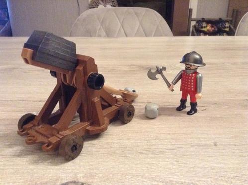 Playmobil katapult ridderset, Kinderen en Baby's, Speelgoed | Playmobil, Gebruikt, Complete set, Ophalen of Verzenden
