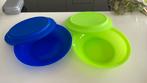 Tupperware: 2 opbergkommen met bord, Huis en Inrichting, Keuken | Tupperware, Ophalen of Verzenden, Nieuw