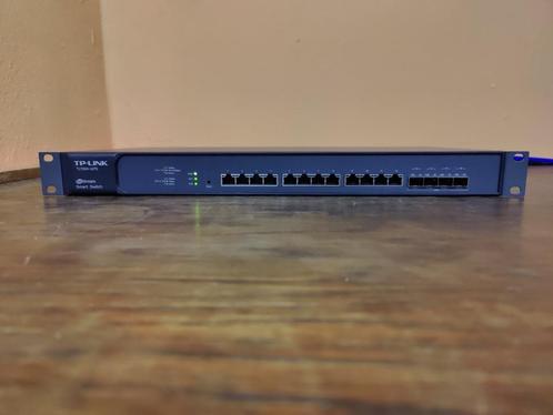 Tp Link T11700X-16TS 10gigabit layer 2 managed switch, Informatique & Logiciels, Commutateurs réseau, Utilisé, Enlèvement ou Envoi