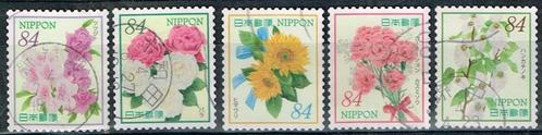 Timbres japonais - K 3821 - fleurs, Timbres & Monnaies, Timbres | Asie, Affranchi, Asie orientale, Enlèvement ou Envoi