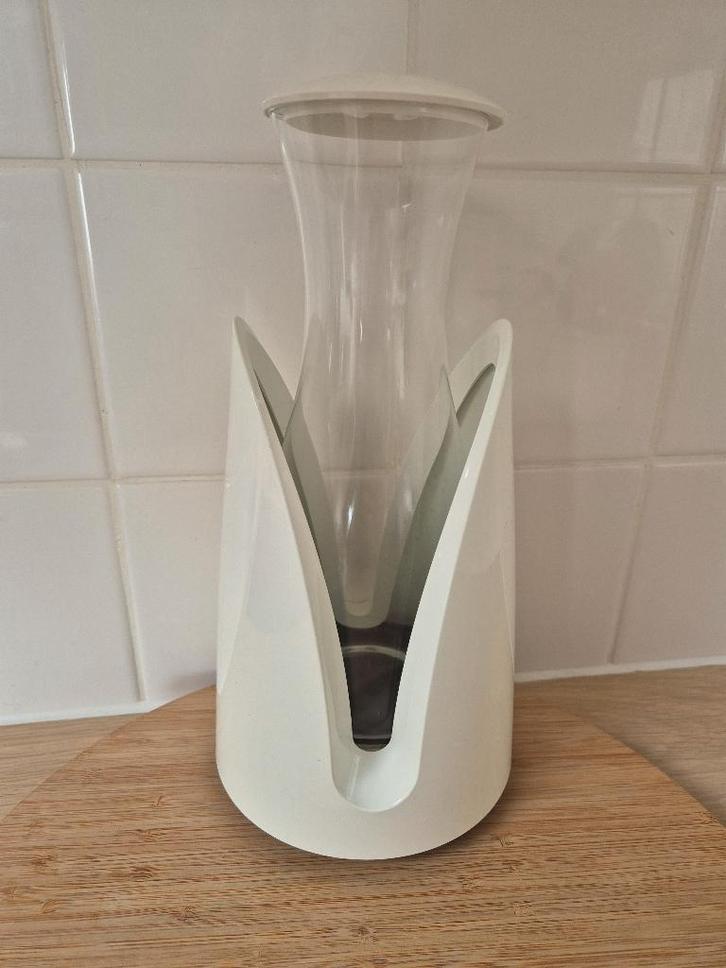 Vacu Vin Actieve Koelingkaraf - Wit, Huis en Inrichting, Keuken | Servies, Zo goed als nieuw, Glas of Glazen, Effen, Glas, Ophalen of Verzenden