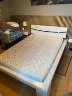 Lit 1,40m blanc, Maison & Meubles, Chambre à coucher | Lits, Autres dimensions, Enlèvement, Utilisé, Autres dimensions