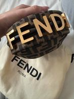 Fendi Nano Fendigraphy Hobo tas, Ophalen, Zo goed als nieuw, Bruin, Handtas