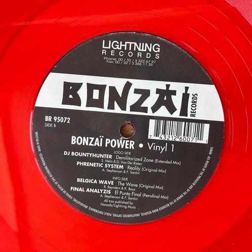 VA - Power Vinyl 1 (Bonzai, Rood vinyl), Cd's en Dvd's, Vinyl | Dance en House, Gebruikt, Techno of Trance, 12 inch, Verzenden