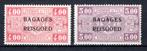 BA13/14 MNH** 1935 - Spoorwegzegels met opdruk "BAGAGES - RE, Ophalen of Verzenden, Postfris, Postfris