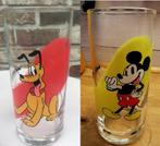 Glas Pluto en Mickey - Mickey and friends - Aldi, Huis en Inrichting, Keuken | Servies, Ophalen of Verzenden, Zo goed als nieuw