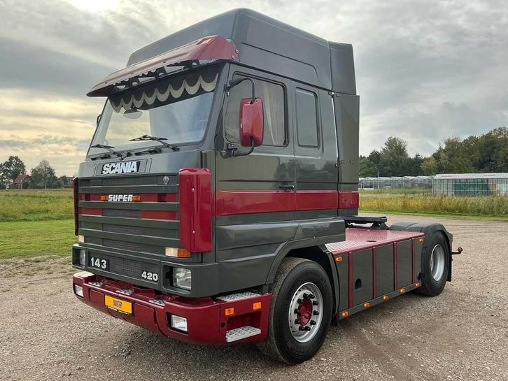1995 Scania R 143 H 420 Vrachtwagen, Auto's, Vrachtwagens, Bedrijf, Scania, Overige brandstoffen