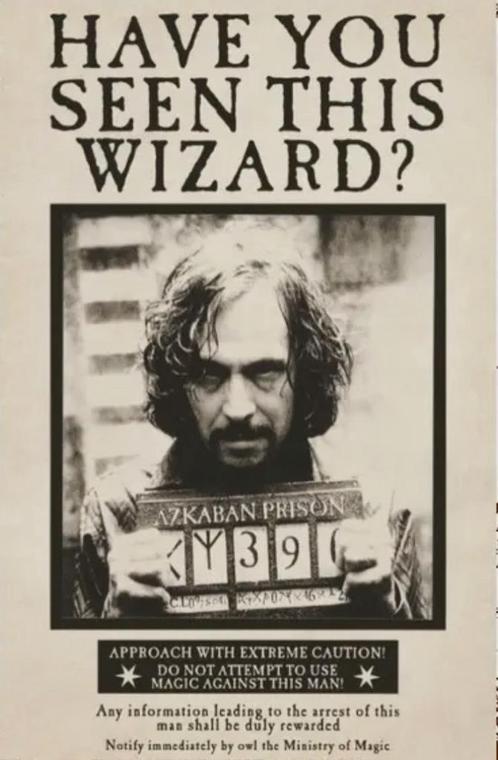 Reclamebord Harry Potter Wizard Azkaban prison - mancave, Verzamelen, Posters, Nieuw, Film en Tv, A4 of kleiner, Rechthoekig Staand