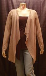 Vest met lange mouwen, beige - van rand tot rand gesloten, Maat 38/40 (M), Beige, 3 Suisses, Ophalen of Verzenden