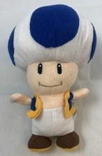 Nintendo Super Mario Bros. Toad blauw knuffel 2012 23cm, Verzenden, Zo goed als nieuw