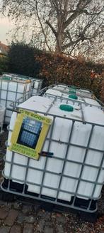 wit ibc s 1050 ltr ondoorzichtig (anti alg), Tuin en Terras, Ophalen, Kunststof, Met kraantje, 150 liter of meer