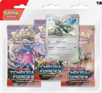 Pokémon Temporal Forces: 3-Pack Blister - Cyclizar beschikbaar voor biedingen
