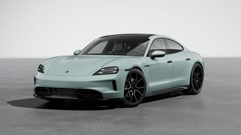 Porsche Taycan, Auto's, Porsche, Bedrijf, Lederen bekleding, Metaalkleur, Stoelventilatie, Elektrisch, Stadsauto, Automaat, Groen
