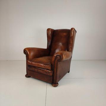 Engelse leren fauteuil – Hoge kwaliteit & uitstekend comfort beschikbaar voor biedingen