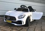 Mercedes-Benz GT-R AMG wit 12V Afstandsbediening, MP3, AUX, Kinderen en Baby's, Ophalen of Verzenden, Nieuw