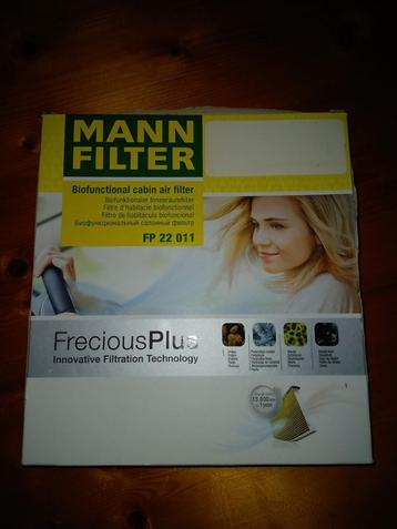 Filtre habitacle haute qualité Mann Filter beschikbaar voor biedingen