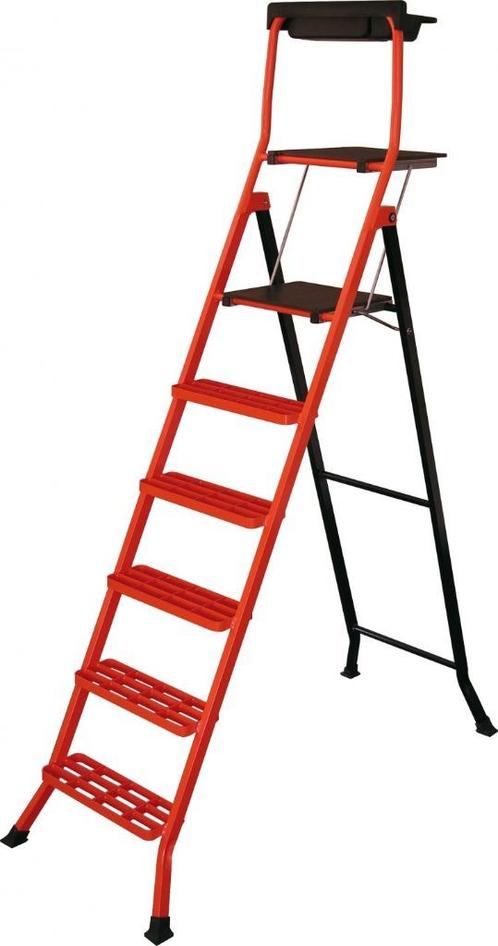 Trapladder - zeer robuust LESCABO van MONDELIN, Doe-het-zelf en Bouw, Ladders en Trappen, Nieuw, Trap, Ophalen of Verzenden