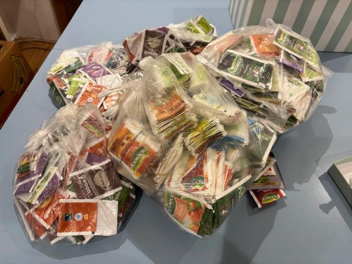 Theezakjes leeg diverse merken theezakje Lege hoesjes thee, Hobby en Vrije tijd, Theezakjes, Theezakje(s), Ophalen of Verzenden