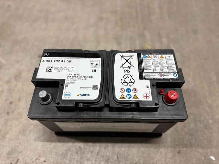 Mercedes-Benz Varta AGM Start-Stop Accu – Origineel – Nieuw, Auto-onderdelen, Accu's en Toebehoren, Mercedes-Benz, Ophalen