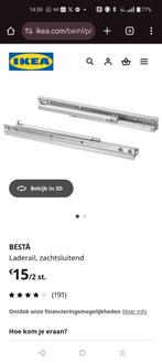 Ikea Besta softclose laderail 2x tweepack, Ophalen, Nieuw