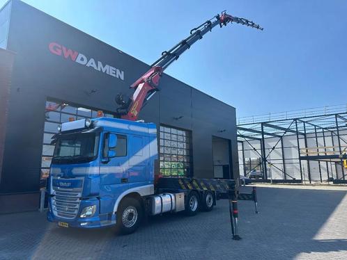 DAF XF 440 6x2 + Palfinger PK 53002-SH + Fly Jib, Winch Euro, Auto's, Vrachtwagens, ABS, Achteruitrijcamera, Airconditioning, Centrale vergrendeling
