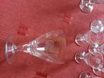 Kristallen glasservies, 12likeurglazen, 10wijnglazen, 10wate, Verzamelen, Zo goed als nieuw, Ophalen