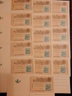 BK 1** eerste briefkaart van België 16 stuks. 1971, Postzegels en Munten, Postzegels | Europa | België, Verzenden, Orginele gom