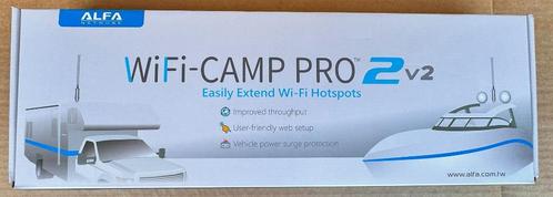 Alfa WiFi-Camp Pro 2 v2 WiFi-versterker camping, Computers en Software, WiFi-versterkers, Zo goed als nieuw, Ophalen of Verzenden