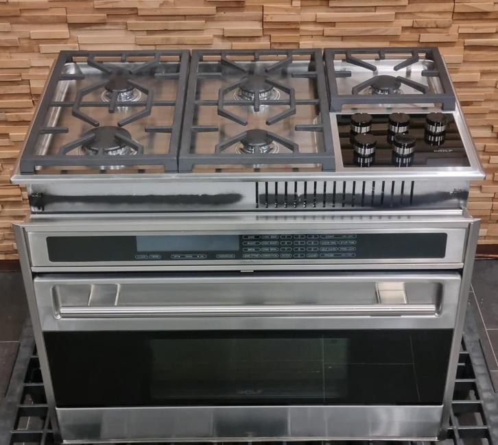 🔥Luxe inbouwoven Wolf 90 cm + wolf kookplaat, Elektronische apparatuur, Ovens, Zo goed als nieuw, Inbouw, Oven met grill, 60 cm of meer
