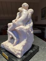 Auguste Rodin 'The Baiser' kunstmarmeren versie 27 cm, Antiek en Kunst, Ophalen of Verzenden