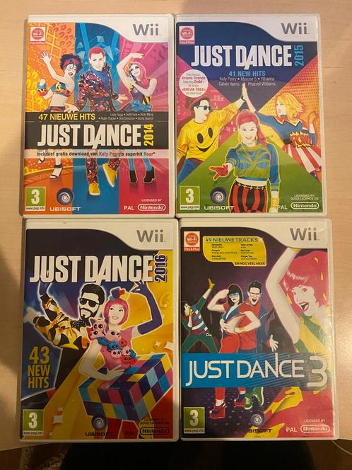 Wii Just Dance, Games en Spelcomputers, Games | Nintendo Wii, Zo goed als nieuw, Muziek, 3 spelers of meer, Vanaf 3 jaar, Eén computer