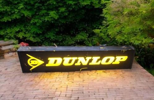 Toffe Dunlop lichtbak, lichtreclame., Verzamelen, Merken en Reclamevoorwerpen, Gebruikt, Lichtbak of (neon) lamp, Ophalen