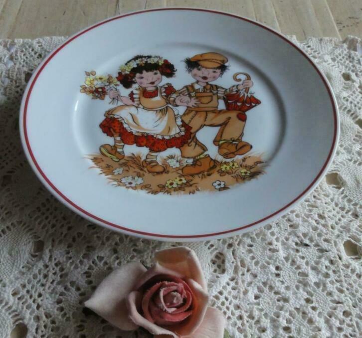 Vintage Tirschenreuth kinderbordje, Antiek en Kunst, Curiosa en Brocante, Ophalen of Verzenden
