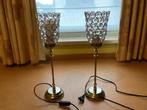 Stijlvolle staanlampen, Huis en Inrichting, Ophalen, Gebruikt, Glas, Minder dan 50 cm
