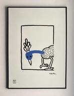 Keith Haring: lithografie op groot formaat. Nieuwstaat