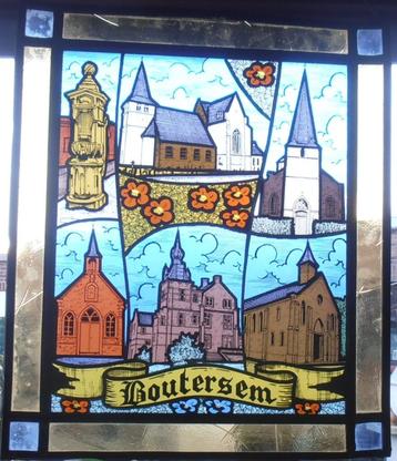 Glas in lood raam- Boutersem beschikbaar voor biedingen