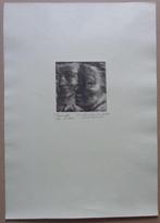 JOS VERDEGEM / FLAMANDES / ZW-W ETS / 42x30cm / SIG / 1944, Antiek en Kunst, Ophalen of Verzenden