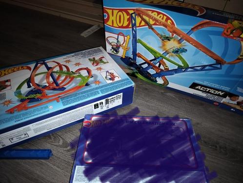 hot wheels racebanen, Kinderen en Baby's, Speelgoed | Racebanen, Zo goed als nieuw, Racebaan, Hot Wheels, Met looping, Ophalen of Verzenden
