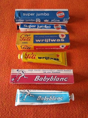 lot oude ongeopende kuisproducten jaren 60 beschikbaar voor biedingen