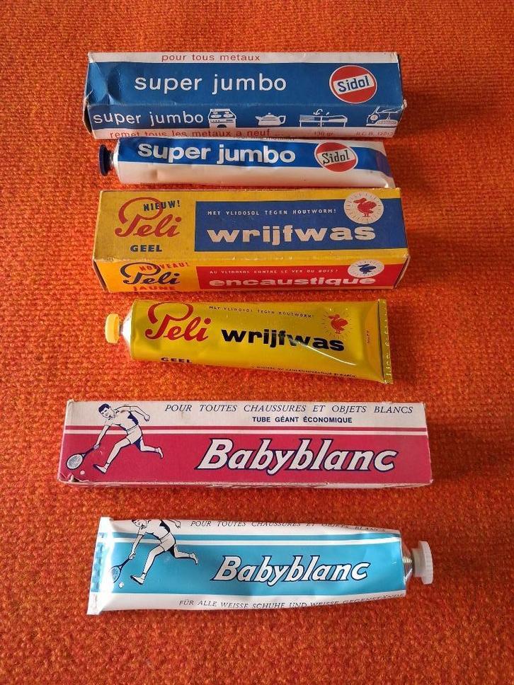 lot oude ongeopende kuisproducten jaren 60, Verzamelen, Merken en Reclamevoorwerpen, Zo goed als nieuw, Gebruiksvoorwerp, Ophalen of Verzenden