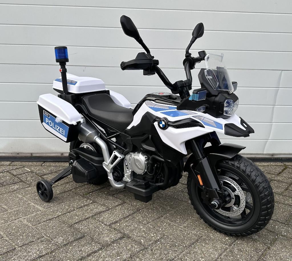 BMW F850 GS Polizei Edition 12v - Rubberband - Sirene NIEUW, Kinderen en Baby's, Speelgoed | Buiten | Accuvoertuigen, Nieuw, Ophalen of Verzenden