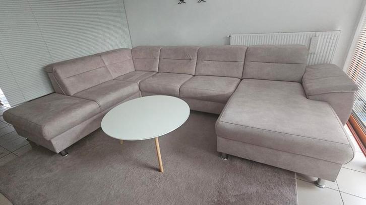 Hoekzetel met slaapfunctie - Zeer goede staat, Huis en Inrichting, Zetels | Zetels, Leer, Ophalen