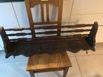 Portemanteaux ancien en bois à suspendre, Ophalen, Gebruikt, Hout, Wandkapstok