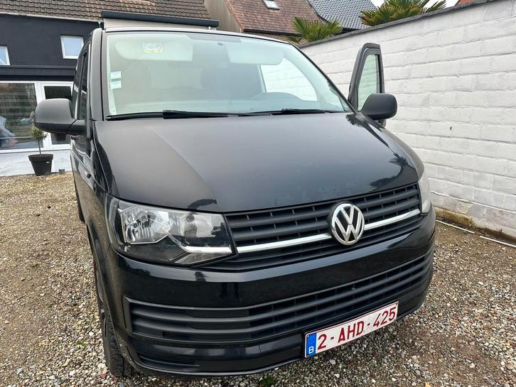Vw transporter 20 tdi t6, Auto's, Bestelwagens en Lichte vracht, Particulier, Bluetooth, Volkswagen, Diesel, Zwart, Zwart, Ophalen
